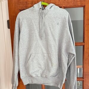 Champion Gray Hoodie with sunshine Logo